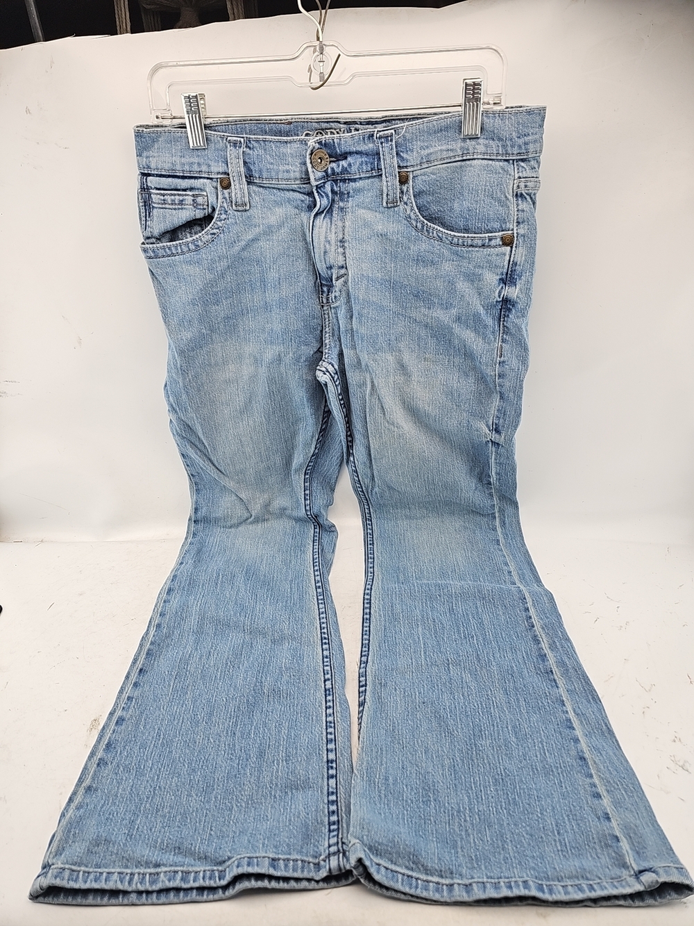 Cody James Girls' Flare Leg Embroidered Jeans